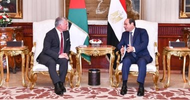 الرئيس السيسى يؤكد للملك عبد الله دعم مصر للأردن في مواجهة الإرهاب