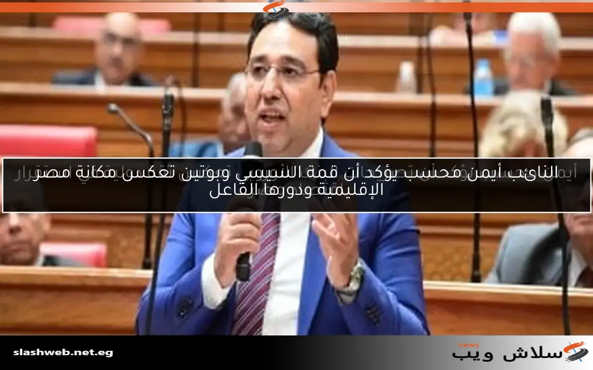 النائب أيمن محسب: مصر تسعى لتحقيق تهدئة دائمة وحل عادل للقضية الفلسطينية 2 النائب أيمن محسب: مصر تسعى لتحقيق تهدئة دائمة وحل عادل للقضية الفلسطينية