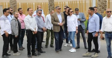 محافظ الجيزة يؤكد على ضرورة الإسراع في إتمام أعمال التطوير المتبقية حول المتحف الكبير 2 محافظ الجيزة يؤكد على ضرورة الإسراع في إتمام أعمال التطوير المتبقية حول المتحف الكبير
