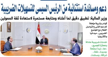وزير المالية: الرئيس السيسى يقدم دعماً استثنائياً للتسهيلات الضريبية 2 وزير المالية: الرئيس السيسى يقدم دعماً استثنائياً للتسهيلات الضريبية