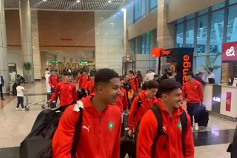 منتخب المغرب يصل القاهرة للتحضير لبطولة أمم أفريقيا للشباب 2 منتخب المغرب يصل القاهرة للتحضير لبطولة أمم أفريقيا للشباب