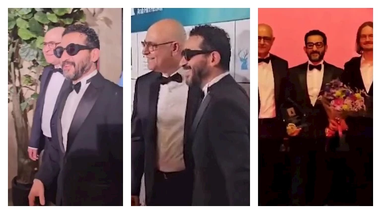 أحمد حلمي يتلقى تكريمًا في مهرجان مالمو للسينما العربية الـ15 (فيديو وصور) 2 أحمد حلمي يتلقى تكريمًا في مهرجان مالمو للسينما العربية الـ15 (فيديو وصور)