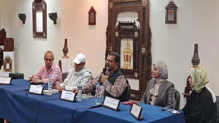تكريم تجربة أسامة الرحيمي في ندوة بقصر الإبداع الفني 2 تكريم تجربة أسامة الرحيمي في ندوة بقصر الإبداع الفني