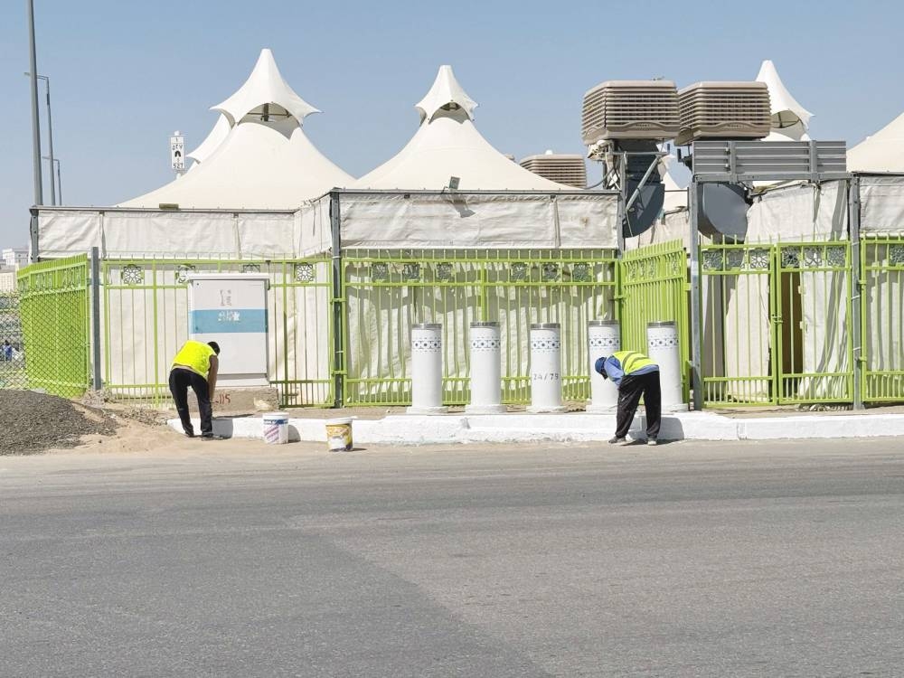 بدء تجهيز المشاعر المقدسة قبل وصول الحجاج 2 بدء تجهيز المشاعر المقدسة قبل وصول الحجاج