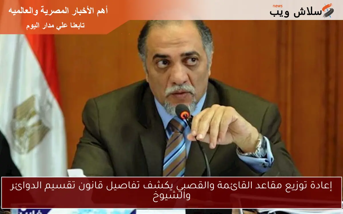 إعادة توزيع مقاعد القائمة والقصبي يكشف تفاصيل قانون تقسيم الدوائر والشيوخ