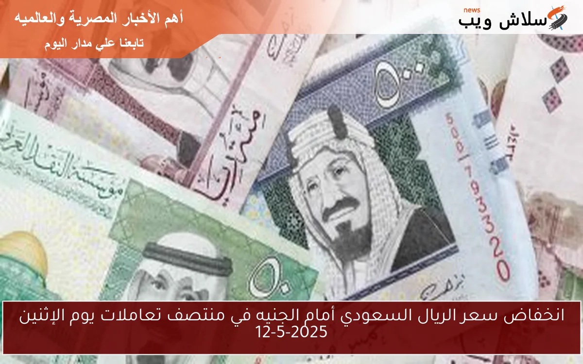 "تراجع قبل الحج" سعر الريال السعودي أمام الجنيه في منتصف تعاملات اليوم الإثنين 12-5-2025 2 “تراجع قبل الحج” سعر الريال السعودي أمام الجنيه في منتصف تعاملات اليوم الإثنين 12-5-2025