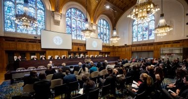 محكمة العدل الدولية تستمر في جلساتها ضد إسرائيل بمشاركة 44 دولة تقدم مرافعاتها 2 محكمة العدل الدولية تستمر في جلساتها ضد إسرائيل بمشاركة 44 دولة تقدم مرافعاتها