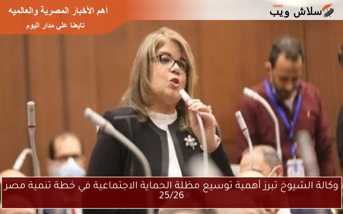 وكالة الشيوخ تبرز أهمية توسيع مظلة الحماية الاجتماعية في خطة تنمية مصر 25/26
