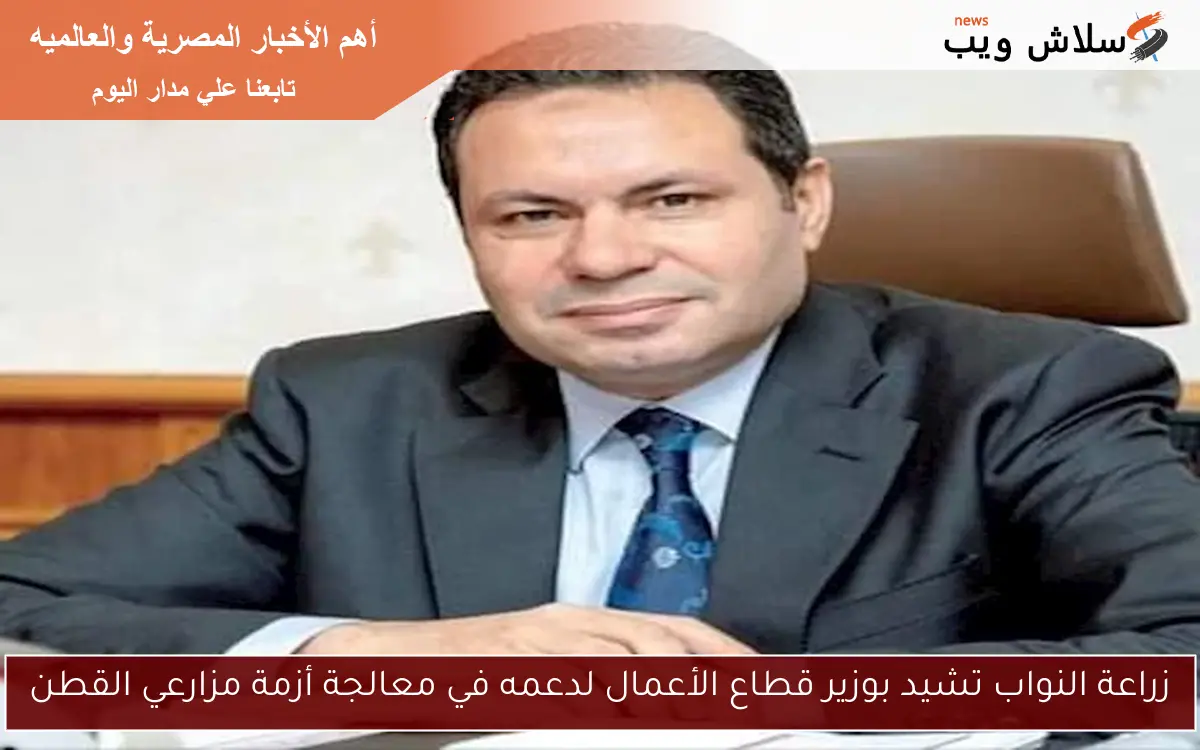 زراعة النواب تشيد بوزير قطاع الأعمال لدعمه في معالجة أزمة مزارعي القطن