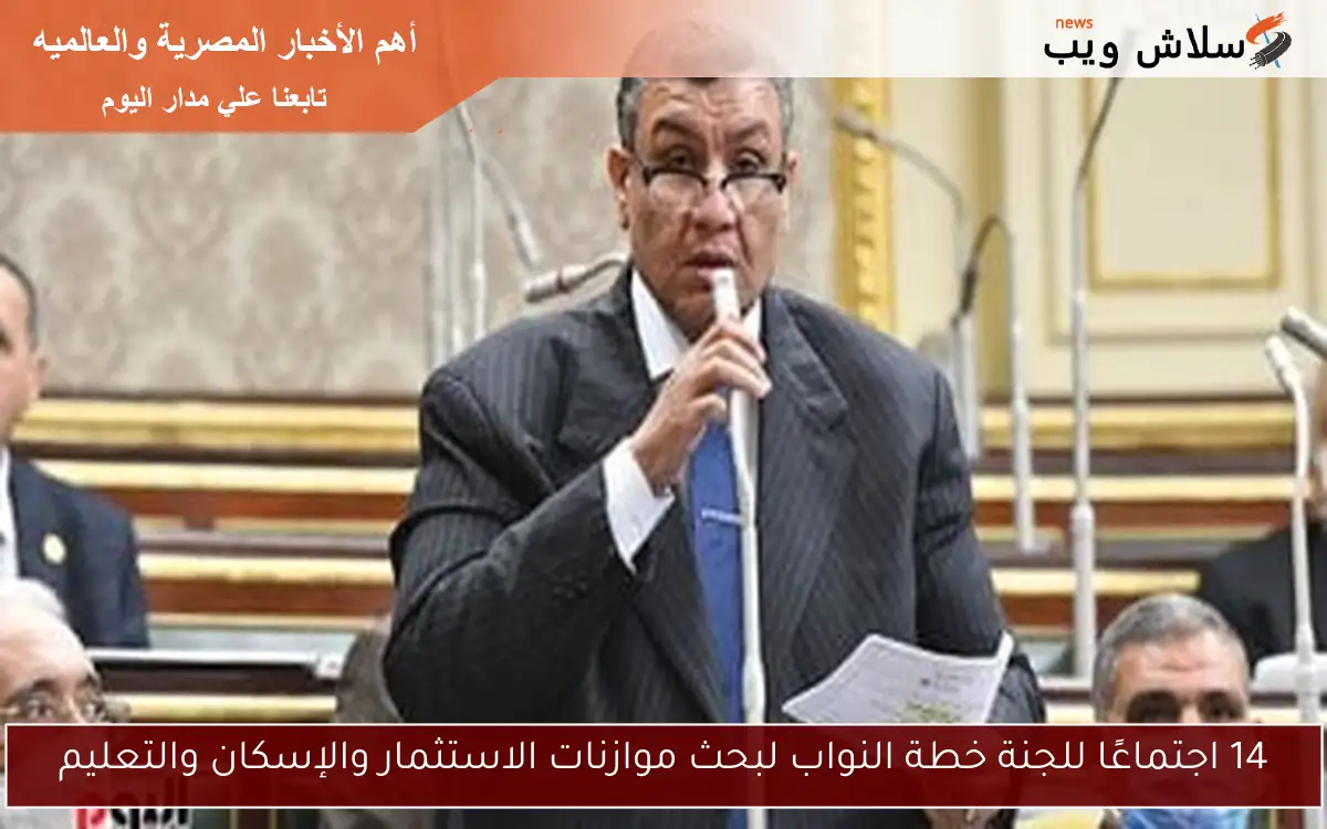 14 اجتماعًا للجنة خطة النواب لبحث موازنات الاستثمار والإسكان والتعليم