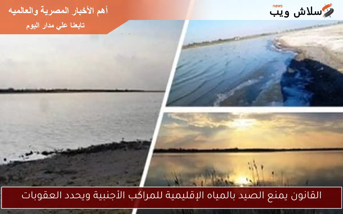 القانون يمنع الصيد بالمياه الإقليمية للمراكب الأجنبية ويحدد العقوبات