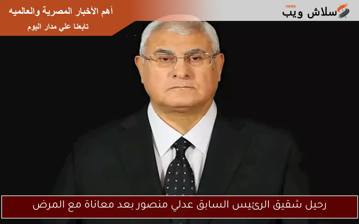 رحيل شقيق الرئيس السابق عدلي منصور بعد معاناة مع المرض