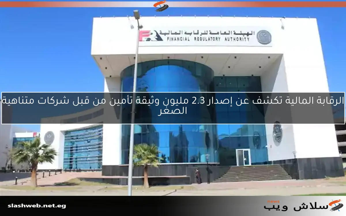الرقابة المالية تكشف عن إصدار 2.3 مليون وثيقة تأمين من قبل شركات متناهية الصغر 2 الرقابة المالية تكشف عن إصدار 2.3 مليون وثيقة تأمين من قبل شركات متناهية الصغر