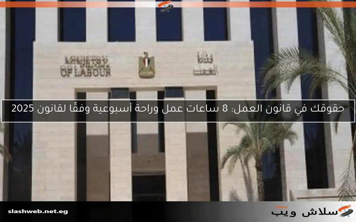 حقوقك في قانون العمل: 8 ساعات عمل وراحة أسبوعية وفقًا لقانون 2025 2 حقوقك في قانون العمل: 8 ساعات عمل وراحة أسبوعية وفقًا لقانون 2025