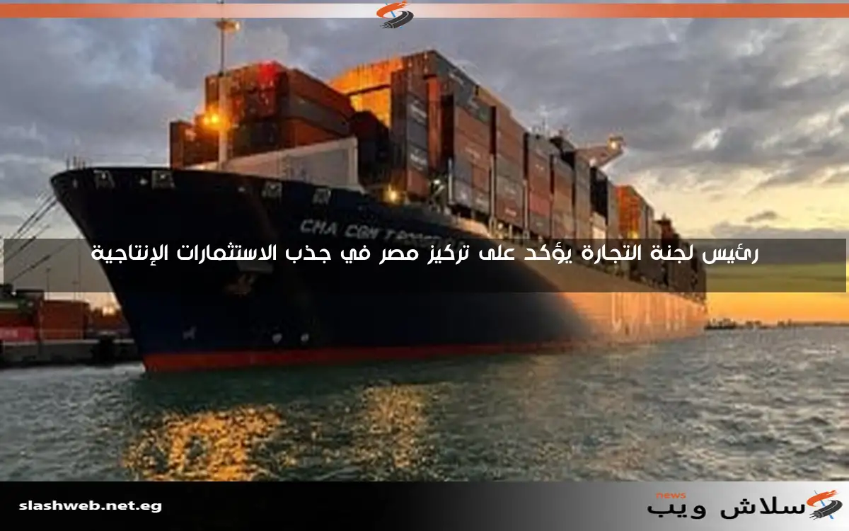 رئيس لجنة التجارة يؤكد على تركيز مصر في جذب الاستثمارات الإنتاجية 2 رئيس لجنة التجارة يؤكد على تركيز مصر في جذب الاستثمارات الإنتاجية