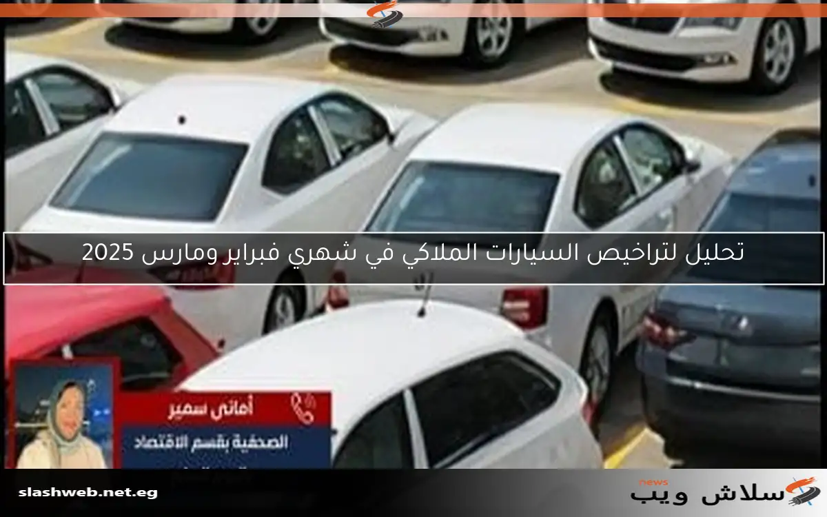 تحليل لتراخيص السيارات الملاكي في شهري فبراير ومارس 2025 2 تحليل لتراخيص السيارات الملاكي في شهري فبراير ومارس 2025
