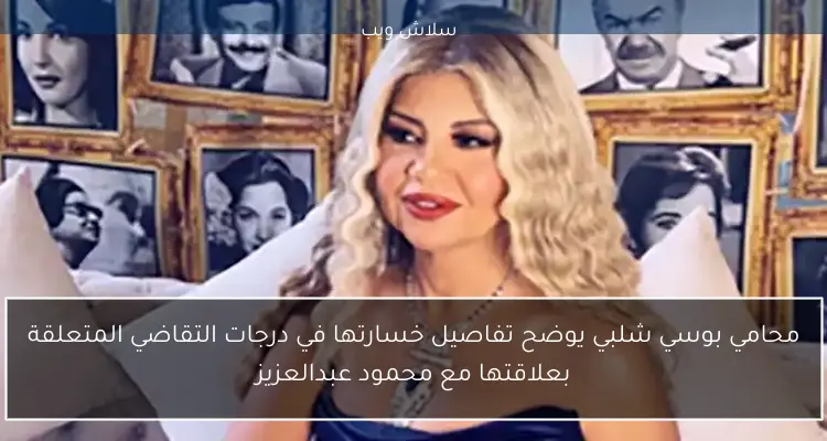 محامي بوسي شلبي يوضح تفاصيل خسارتها في درجات التقاضي المتعلقة بعلاقتها مع محمود عبدالعزيز 2 محامي بوسي شلبي يوضح تفاصيل خسارتها في درجات التقاضي المتعلقة بعلاقتها مع محمود عبدالعزيز