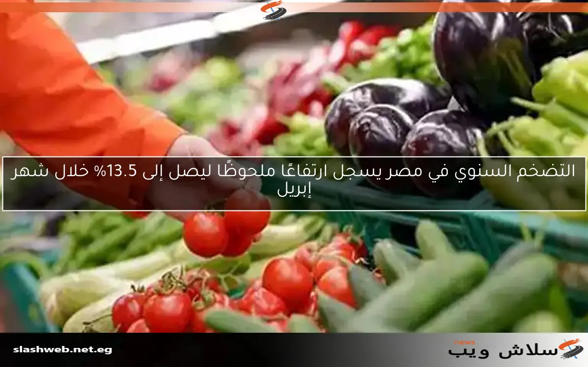 التضخم السنوي في مصر يسجل ارتفاعًا ملحوظًا ليصل إلى 13.5% خلال شهر إبريل