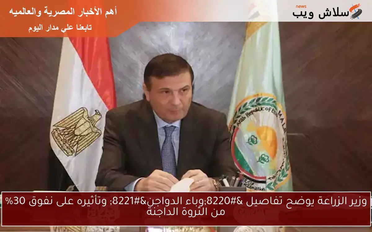وزير الزراعة يوضح تفاصيل “وباء الدواجن” وتأثيره على نفوق 30% من الثروة الداجنة