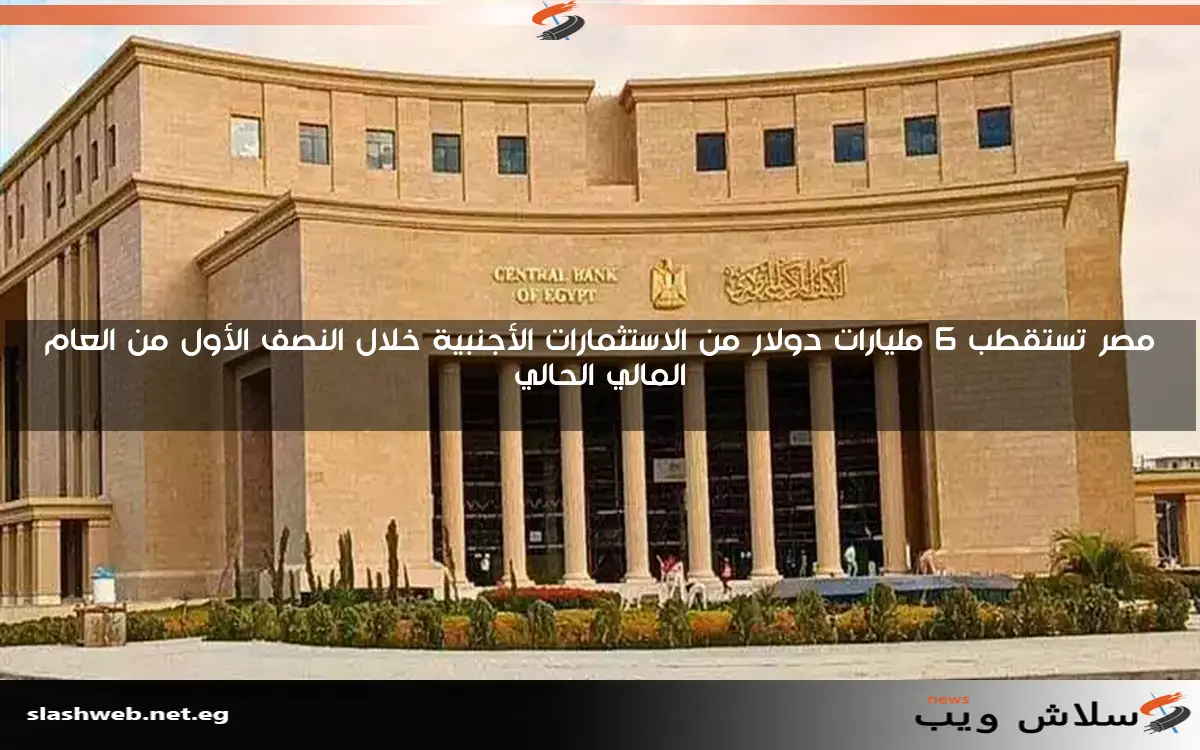 مصر تستقطب 6 مليارات دولار من الاستثمارات الأجنبية خلال النصف الأول من العام المالي الحالي 2 مصر تستقطب 6 مليارات دولار من الاستثمارات الأجنبية خلال النصف الأول من العام المالي الحالي