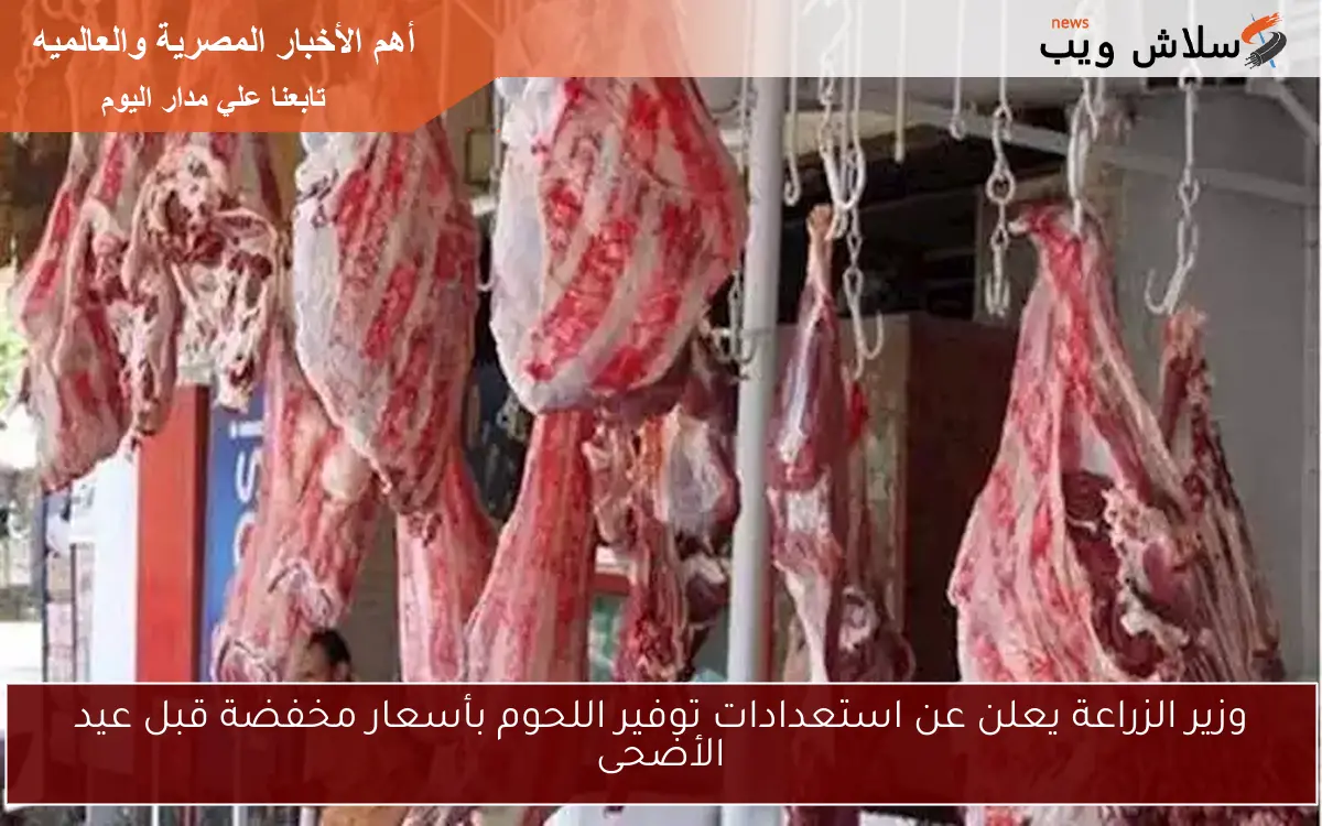 وزير الزراعة يعلن عن استعدادات توفير اللحوم بأسعار مخفضة قبل عيد الأضحى