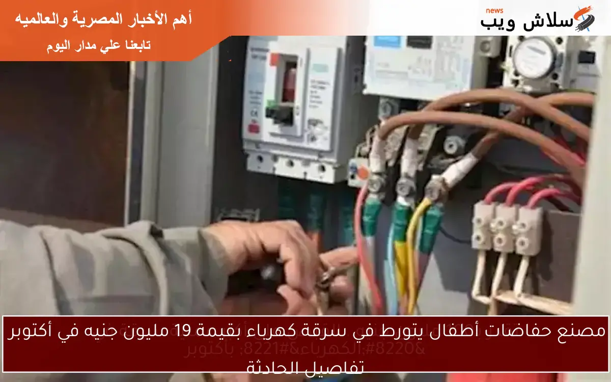 مصنع حفاضات أطفال يتورط في سرقة كهرباء بقيمة 19 مليون جنيه في أكتوبر
تفاصيل الحادثة
