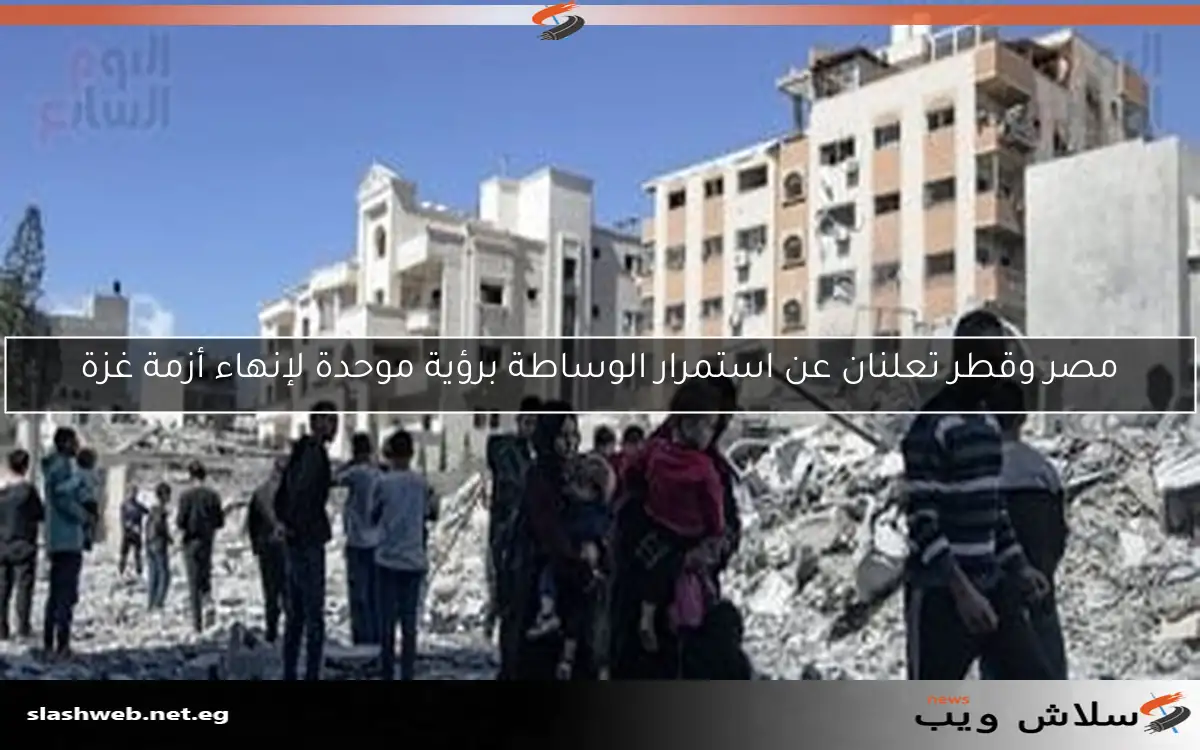 مصر وقطر تعلنان عن استمرار الوساطة برؤية موحدة لإنهاء أزمة غزة 2 مصر وقطر تعلنان عن استمرار الوساطة برؤية موحدة لإنهاء أزمة غزة