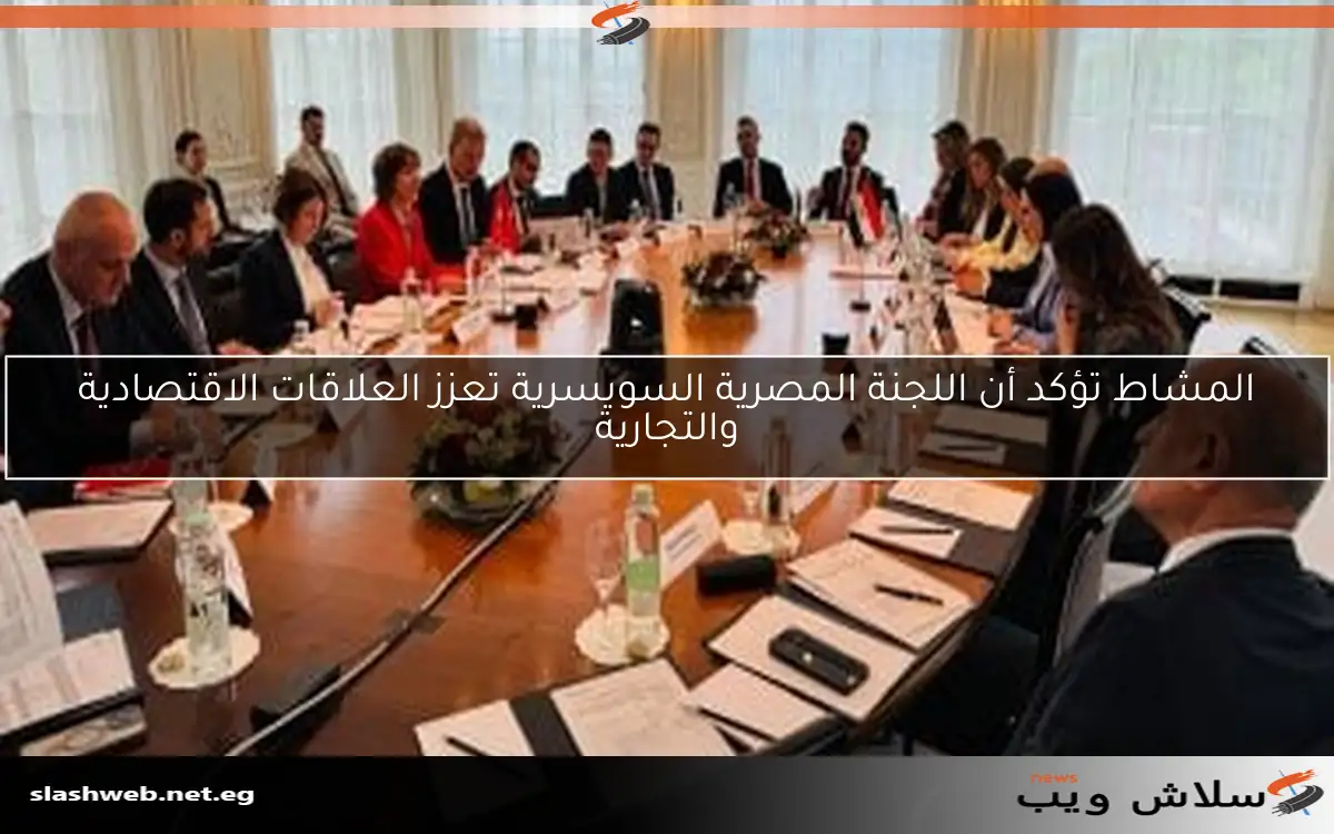 المشاط تؤكد أن اللجنة المصرية السويسرية تعزز العلاقات الاقتصادية والتجارية 2 المشاط تؤكد أن اللجنة المصرية السويسرية تعزز العلاقات الاقتصادية والتجارية