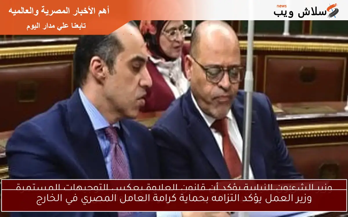 وزير العمل يؤكد التزامه بحماية كرامة العامل المصري في الخارج