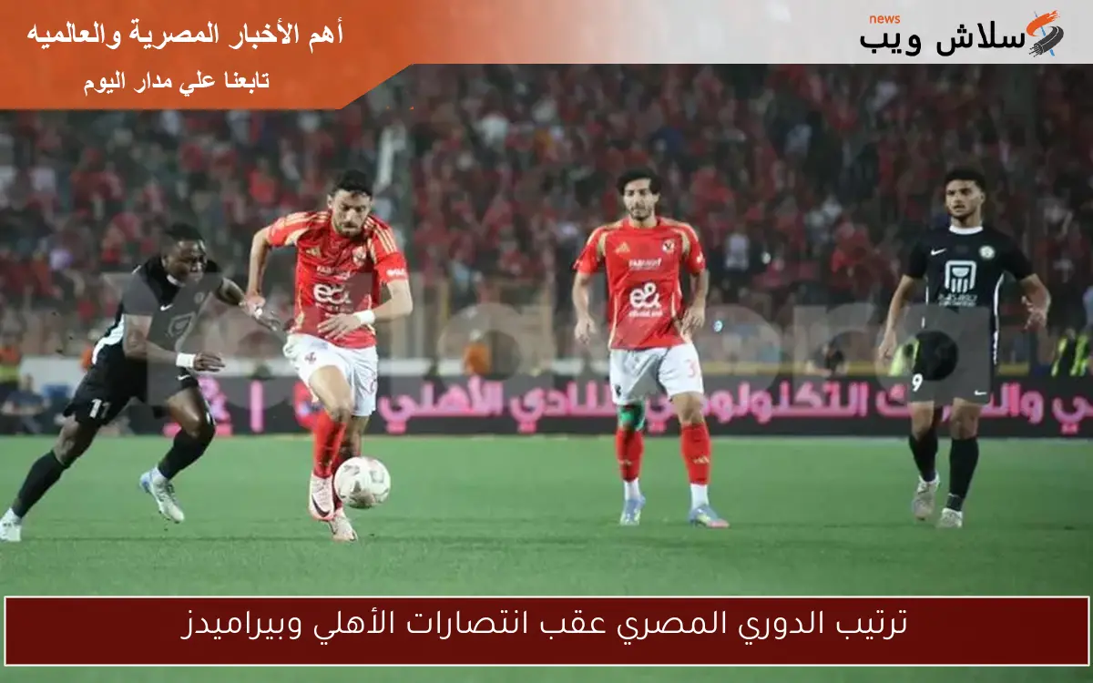 ترتيب الدوري المصري عقب انتصارات الأهلي وبيراميدز
