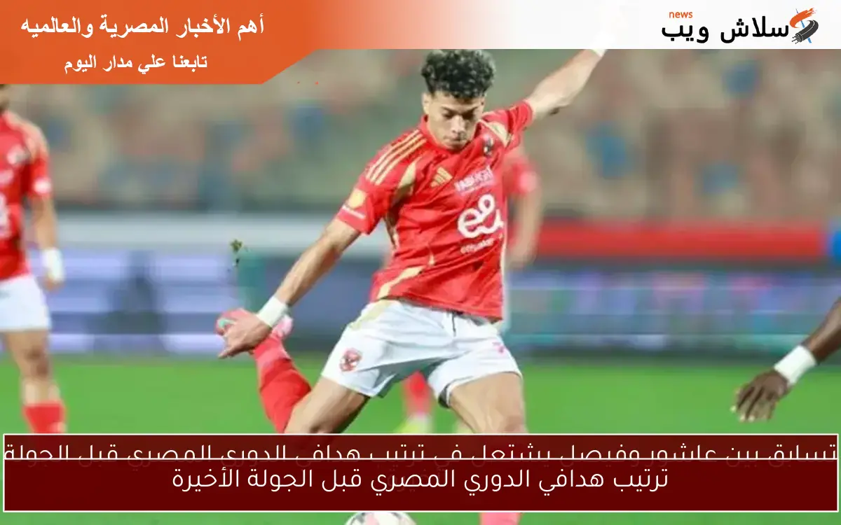 ترتيب هدافي الدوري المصري قبل الجولة الأخيرة