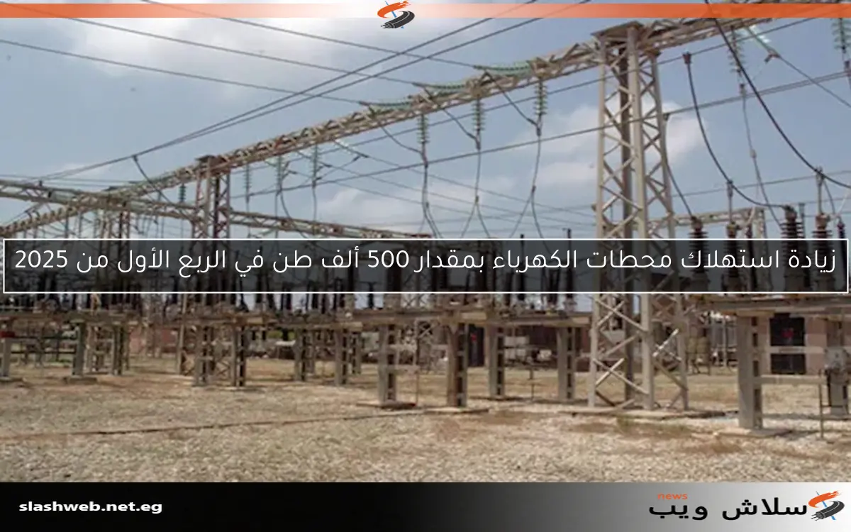 زيادة استهلاك محطات الكهرباء بمقدار 500 ألف طن في الربع الأول من 2025 2 زيادة استهلاك محطات الكهرباء بمقدار 500 ألف طن في الربع الأول من 2025