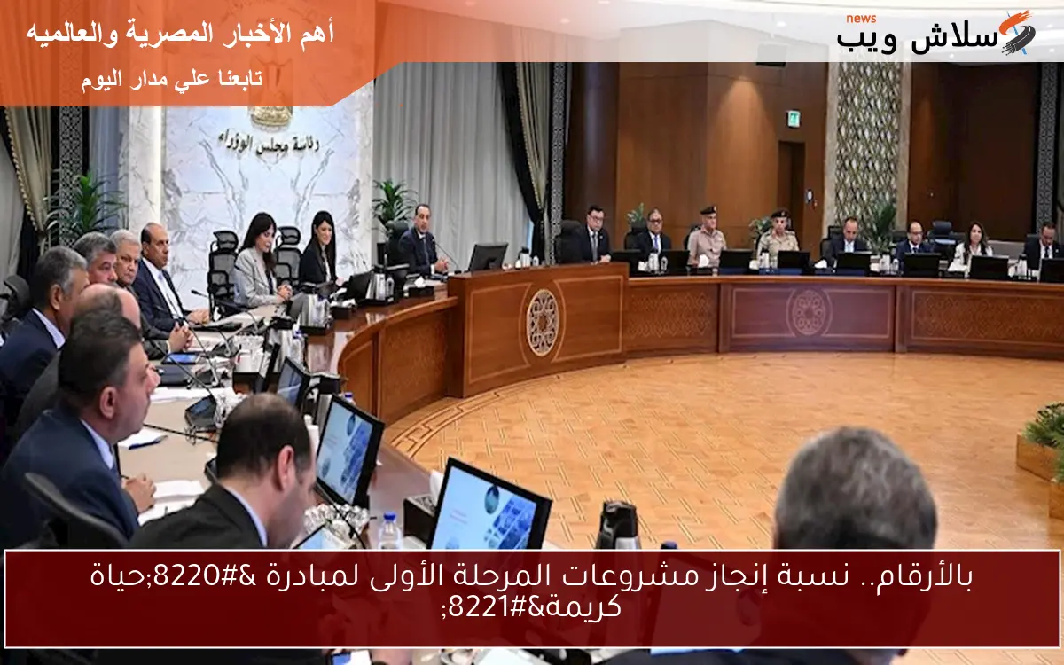 بالأرقام.. نسبة إنجاز مشروعات المرحلة الأولى لمبادرة "حياة كريمة" 2 بالأرقام.. نسبة إنجاز مشروعات المرحلة الأولى لمبادرة “حياة كريمة”