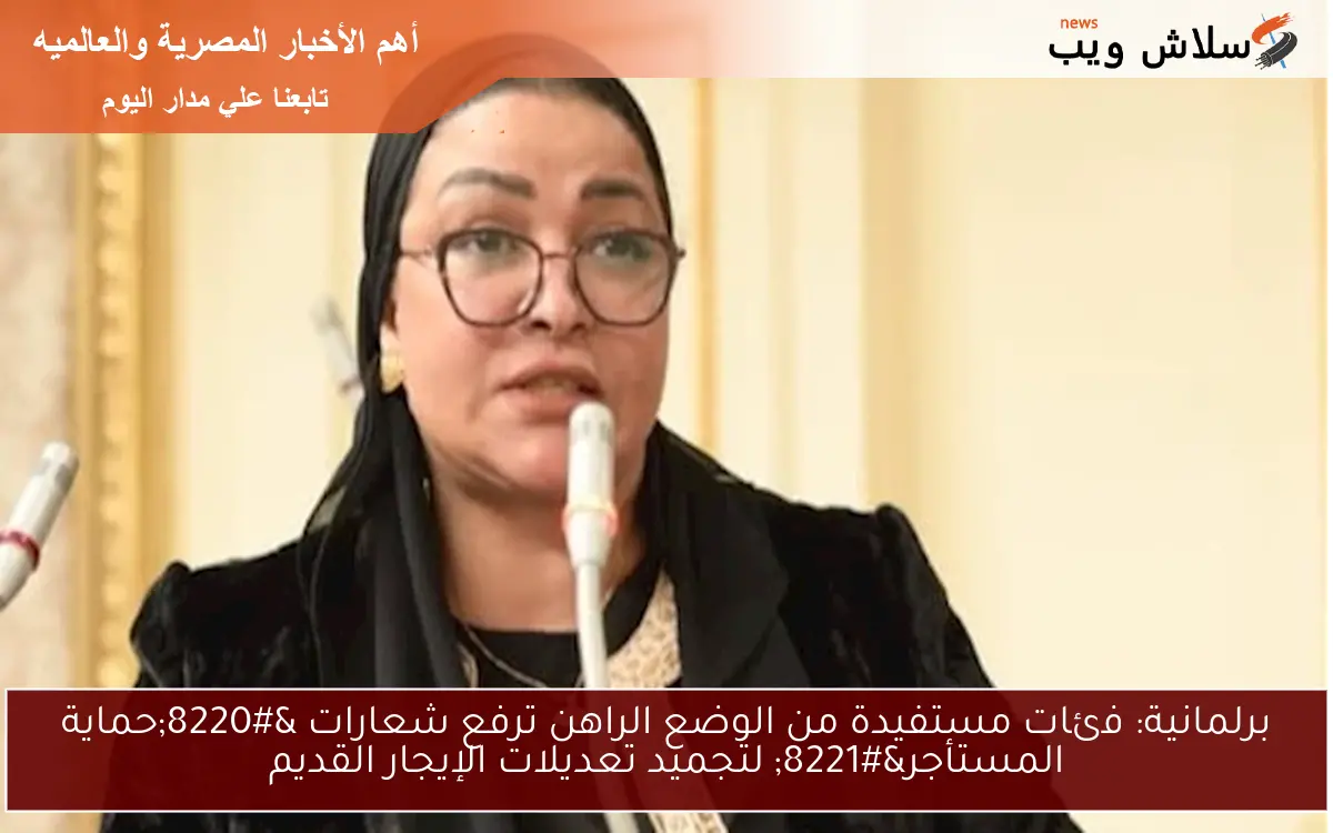 برلمانية: فئات مستفيدة من الوضع الراهن ترفع شعارات "حماية المستأجر" لتجميد تعديلات الإيجار القديم 2 برلمانية: فئات مستفيدة من الوضع الراهن ترفع شعارات “حماية المستأجر” لتجميد تعديلات الإيجار القديم