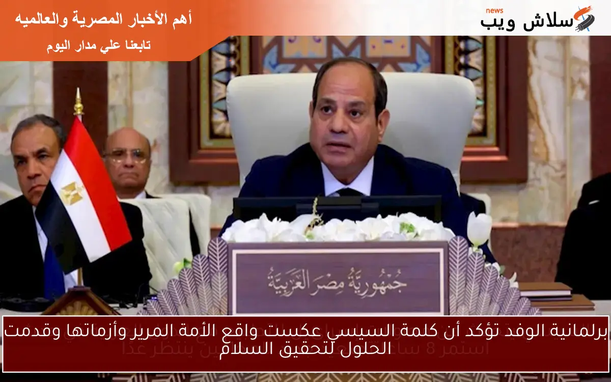 برلمانية الوفد تؤكد أن كلمة السيسي عكست واقع الأمة المرير وأزماتها وقدمت الحلول لتحقيق السلام