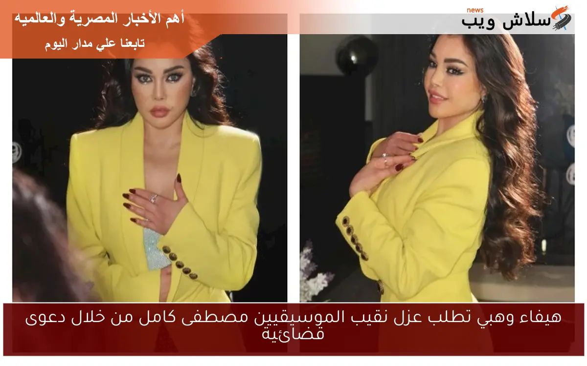 هيفاء وهبي تطلب عزل نقيب الموسيقيين مصطفى كامل من خلال دعوى قضائية