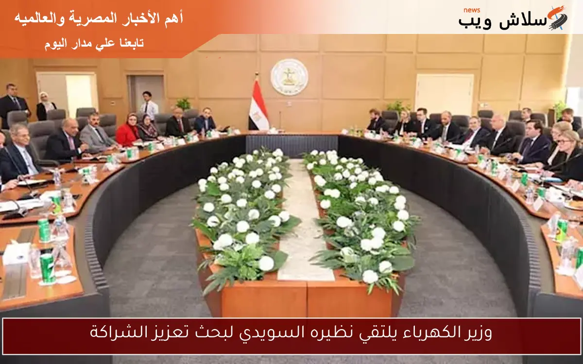 وزير الكهرباء يلتقي نظيره السويدي لبحث تعزيز الشراكة