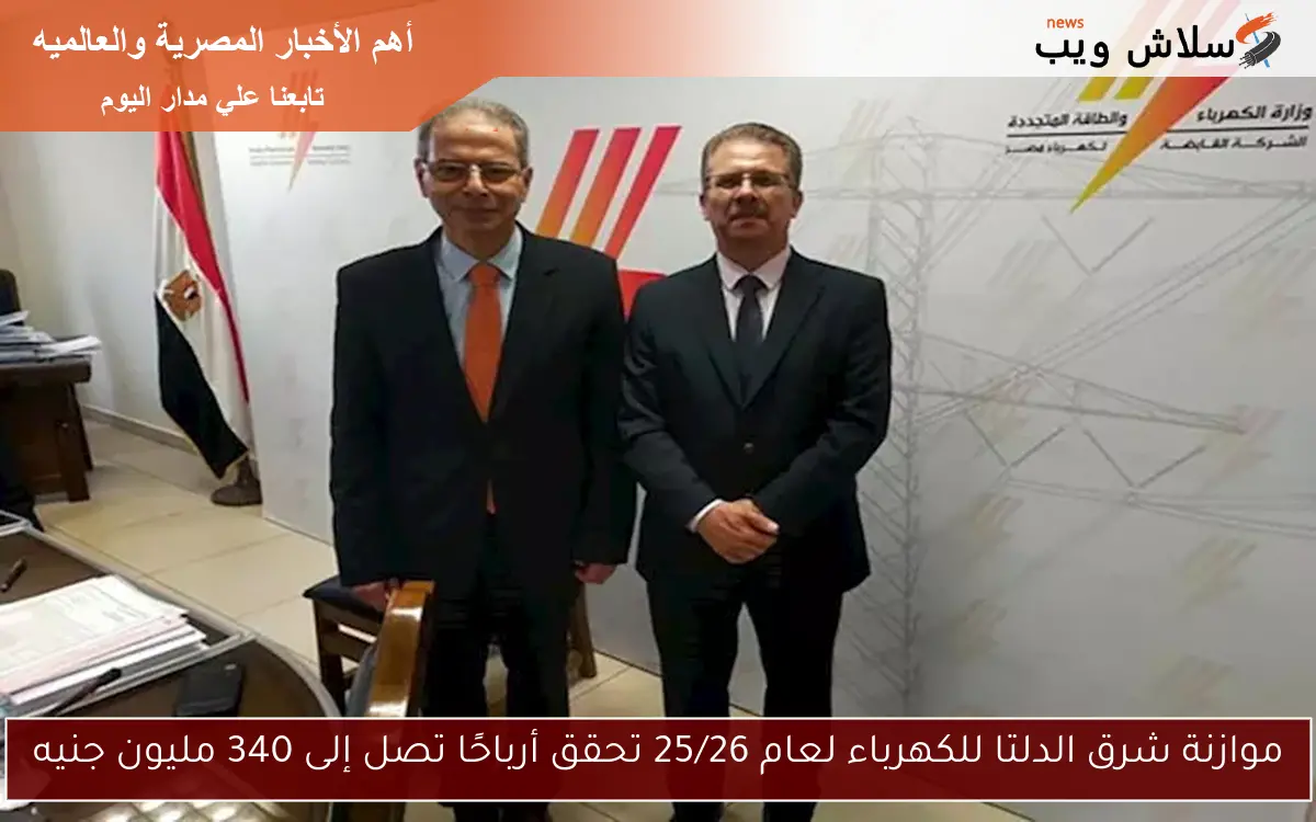 موازنة شرق الدلتا للكهرباء لعام 25/26 تحقق أرباحًا تصل إلى 340 مليون جنيه