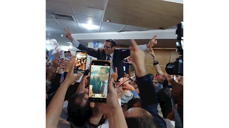 خالد البلشي يتولى منصب نقيب الصحفيين لفترة ثانية 2 خالد البلشي يتولى منصب نقيب الصحفيين لفترة ثانية
