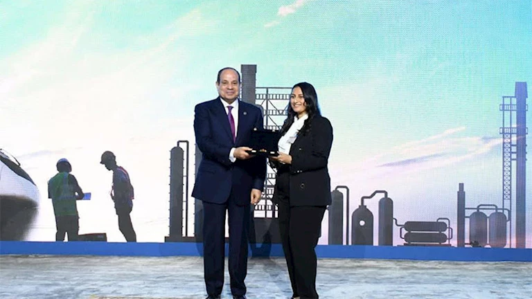 مهرائيل مجدي تعبر عن فخرها بتكريم الرئيس وتؤكد قدرة المرأة على التميز في جميع المجالات 2 مهرائيل مجدي تعبر عن فخرها بتكريم الرئيس وتؤكد قدرة المرأة على التميز في جميع المجالات