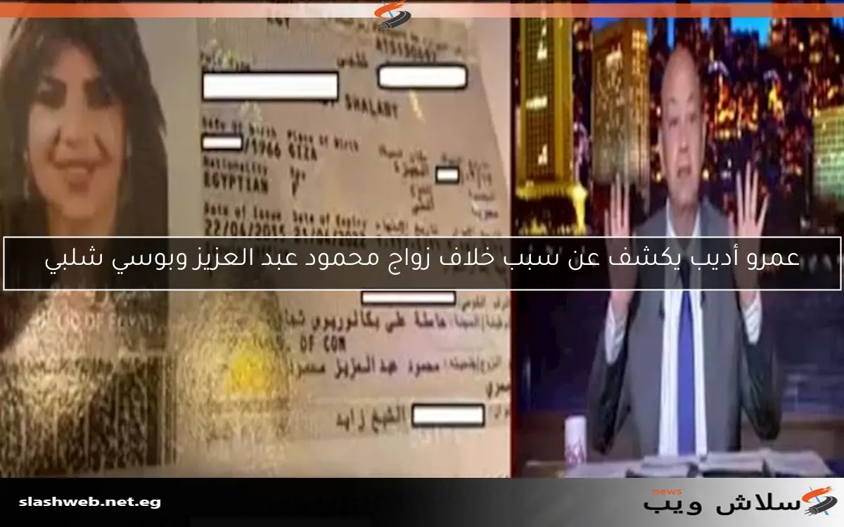 عمرو أديب يكشف عن سبب خلاف زواج محمود عبد العزيز وبوسي شلبي 2 عمرو أديب يكشف عن سبب خلاف زواج محمود عبد العزيز وبوسي شلبي