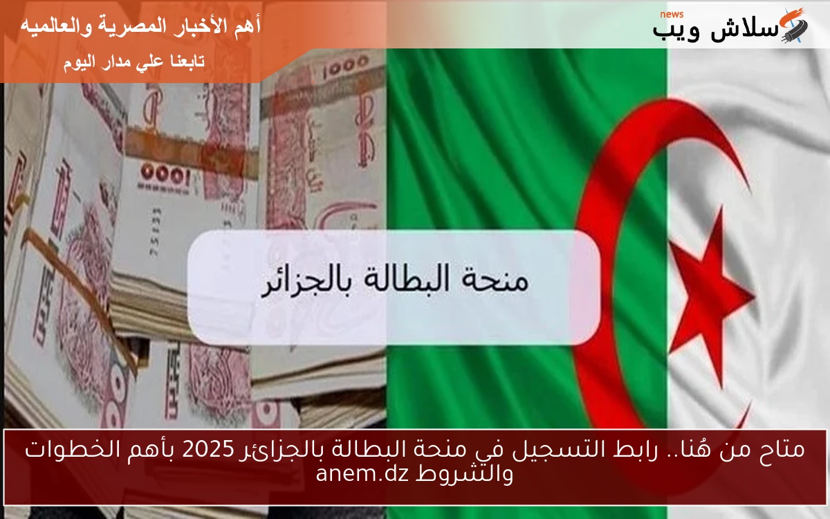 متاح من هُنا.. رابط التسجيل في منحة البطالة بالجزائر 2025 بأهم الخطوات والشروط anem.dz