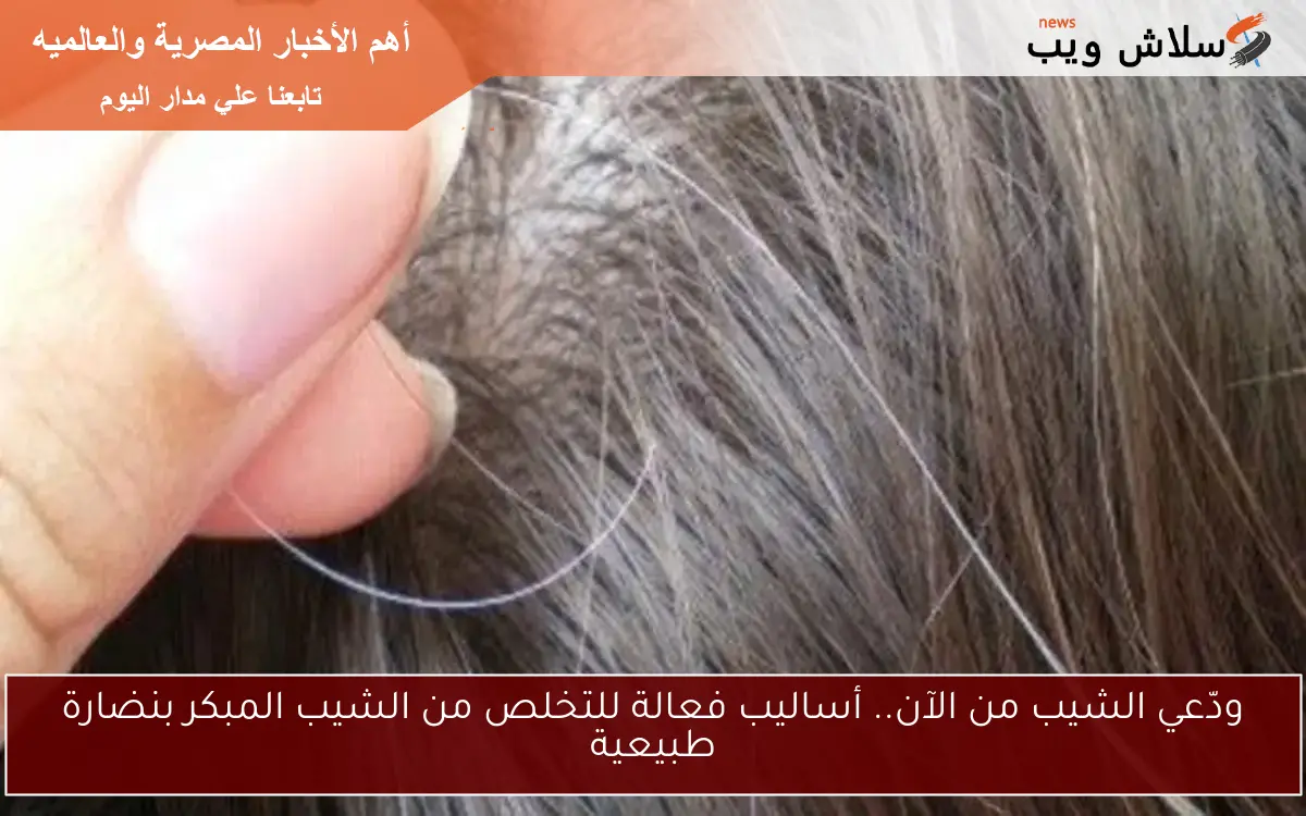 ودّعي الشيب من الآن.. أساليب فعالة للتخلص من الشيب المبكر بنضارة طبيعية 2 ودّعي الشيب من الآن.. أساليب فعالة للتخلص من الشيب المبكر بنضارة طبيعية