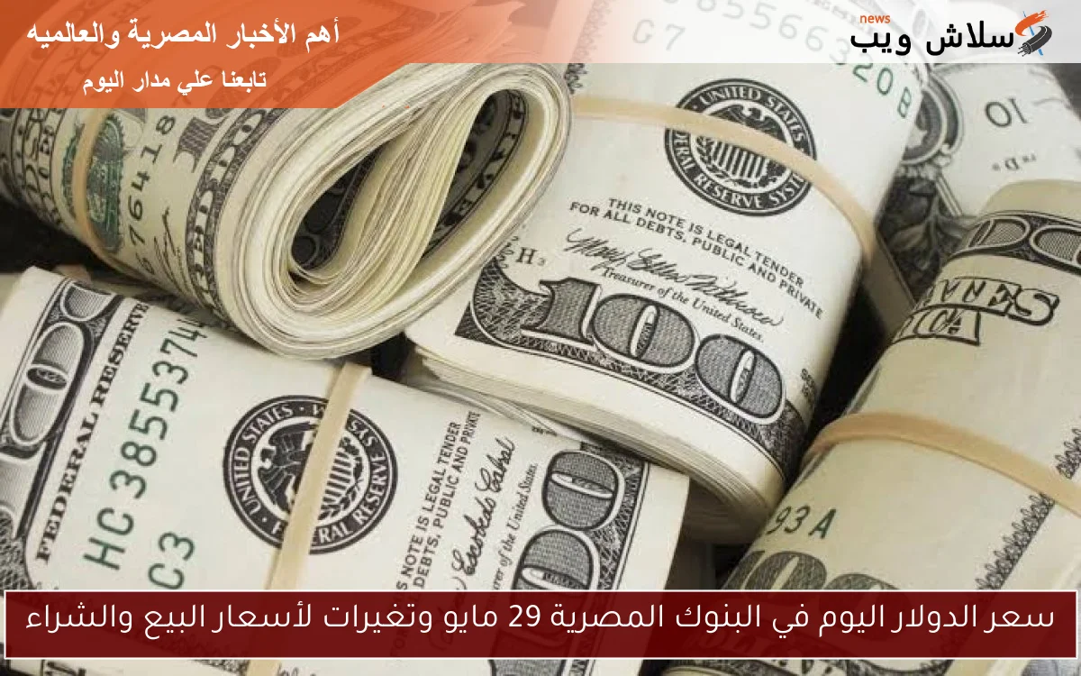 سعر الدولار اليوم في البنوك المصرية 29 مايو وتغيرات لأسعار البيع والشراء