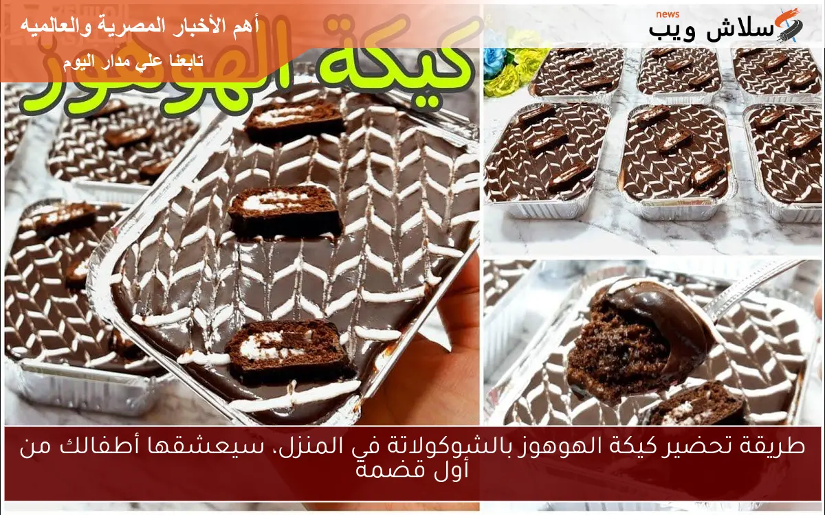 طريقة تحضير كيكة الهوهوز بالشوكولاتة في المنزل، سيعشقها أطفالك من أول قضمة 2 طريقة تحضير كيكة الهوهوز بالشوكولاتة في المنزل، سيعشقها أطفالك من أول قضمة