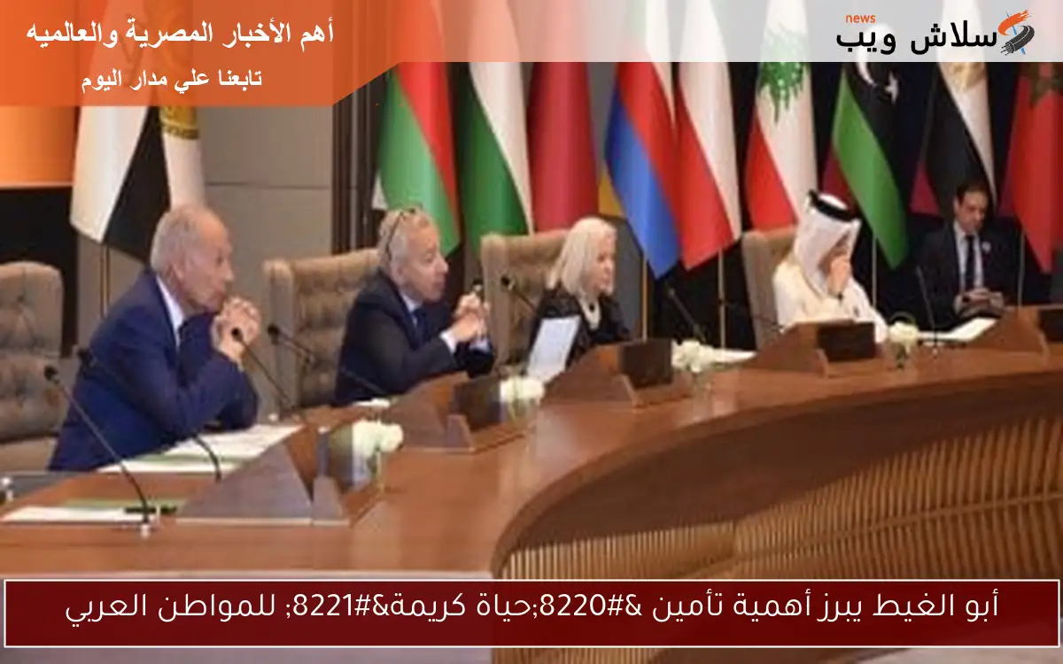 أبو الغيط يبرز أهمية تأمين "حياة كريمة" للمواطن العربي 2 أبو الغيط يبرز أهمية تأمين “حياة كريمة” للمواطن العربي