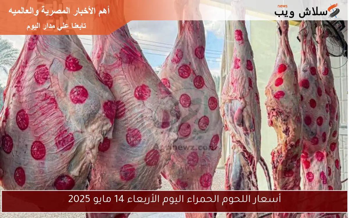 أسعار اللحوم الحمراء اليوم الأربعاء 14 مايو 2025 2 أسعار اللحوم الحمراء اليوم الأربعاء 14 مايو 2025