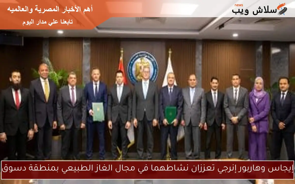 إيجاس وهاربور إنرجي تعززان نشاطهما في مجال الغاز الطبيعي بمنطقة دسوق 2 إيجاس وهاربور إنرجي تعززان نشاطهما في مجال الغاز الطبيعي بمنطقة دسوق
