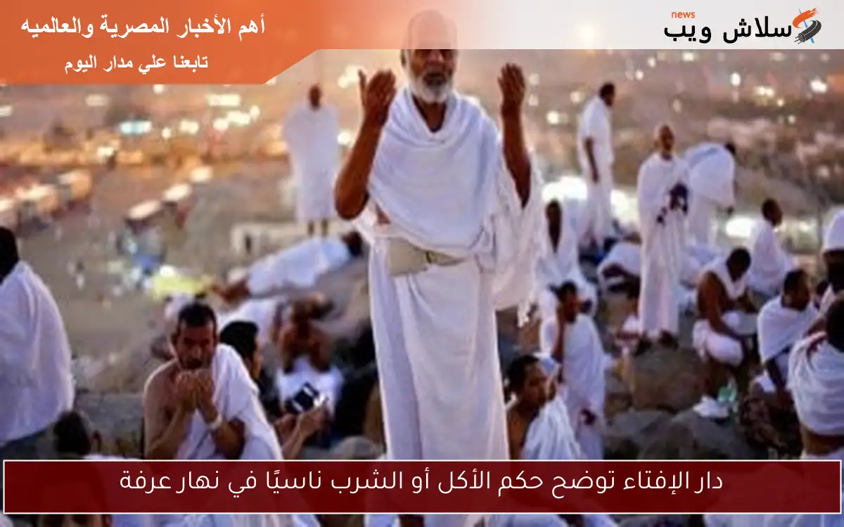 دار الإفتاء توضح حكم الأكل أو الشرب ناسيًا في نهار عرفة 2 دار الإفتاء توضح حكم الأكل أو الشرب ناسيًا في نهار عرفة