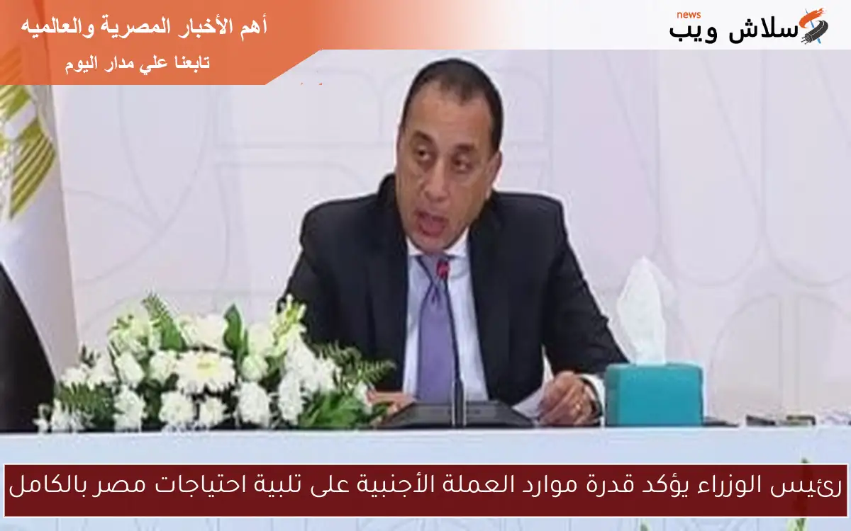 رئيس الوزراء يؤكد قدرة موارد العملة الأجنبية على تلبية احتياجات مصر بالكامل